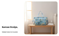 Diaper Bag Tote Multiple Compartments Large Capacity Diaper Tote Waterproof