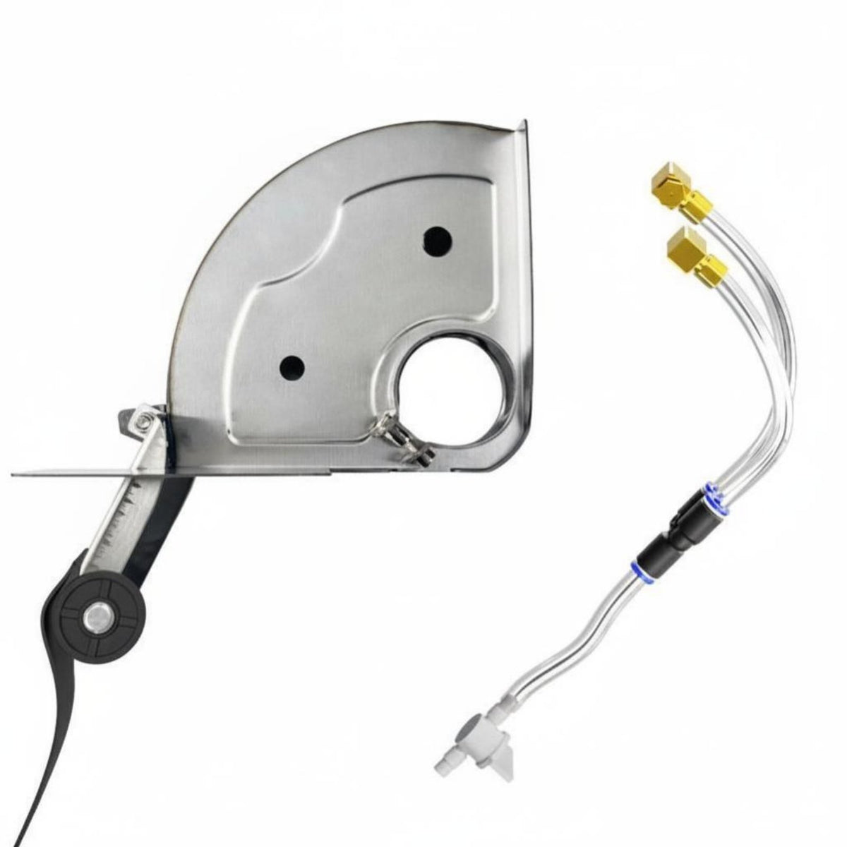 Water-Spraying Dust Cover Enhanced Safety Power Tool Accessory for Workshops