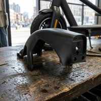 Long-Lasting Rear Mudguard Weather Resistant Scooter Mudguard Black Replacement Part Matte for Commuters
