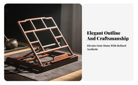 Foldable Wooden Bookrest Stable Support Adjustable Book Easel Multipurpose