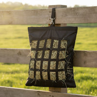 Hanging Hay Feeder Bag Heavy-Duty Slow Feed Hay Bag with Mesh Front for Horses, Equestrians, Stable, Stall, Horse Trailer