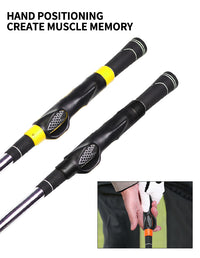 定制高尔夫左手有孔孔手型握把Golf Grip trainer 初学握把纠正器