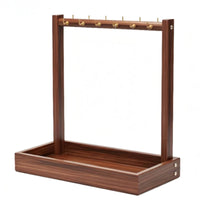 Calligraphy Brush Rack Brush Hanging Rack Metal Accents Stable Tray Base