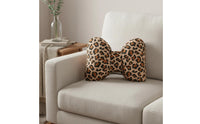 Bowknot Pillow Gathered Centered Accent Back Cushion 3D for Chair, Bedroom