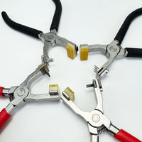 Quiet Leather Hole Punch Pliers with Interchangeable Heads 2+4mm