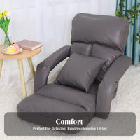 Removable launderable Cover Adjustable Nursing Lounger Foldable Adjustable Floor Lounger Support Lazy Sofa Erconvenientnomic Design for New Mothers Women, Nursery, Bedroom, Living Room, Office