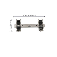 Dumbbell Holder with Roller Cradles Stable Adjustable Dumbbell Rack Spacehome Gym Area-Saving Gym Equipment for Weightlifters
