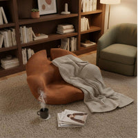 Contoured Meditation Seat Stitched Seams Home Seating Tailbone Support