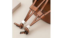 Leather-Look Pouch Bag Kit Versatile DIY Bag Accessory Kit Sturdy Lightweight for Crafting