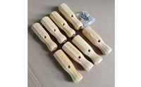 8 Pieces Wooden Foosball Handle Table Table Soccer Handle Classical Atmosphere Game Room Equipment for Arcade