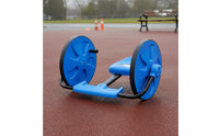 Hand Crank Car Sensory Training Rocking Balance Ride Anti-Rollover Design Rideriding Toy for Children, Kindergarten