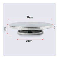 Manual Clay Turntable Fluid Rotation Aluminum Alloy Sculpting Wheel for Potters