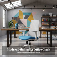 Ergonomic Mesh Swivel Chair Adjustable Height & Tilt Computer Seat Easy Assembly