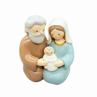 Holy Family Figurine Compact Holy Family Statue Matte Finish for Home
