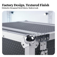 Audio Equipment Audio Transport Enclosure Heavy Duty Aluminum Reinforced Corners for DJs, Artists, Stage