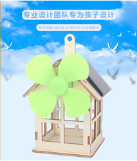 小学生趣味科学实验太阳能小屋物理实验科技小制作DIY材料批发