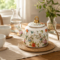 2 Pieces Retro Tea Kettle Easy to Clean Stovetop Teapot Healthy