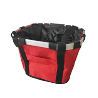 Lightweight Handlebar Bike Basket Rust-Resistant Front Cycle Basket Long-Lasting Front Bike Carrier Strong for Commuters, Commuting