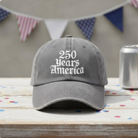 Distressed Finish USA 250th Anniversary Hat Adjustable 1776-2026 Commemorative Hat Breathable American Anniversary Baseball Cap for Patriots