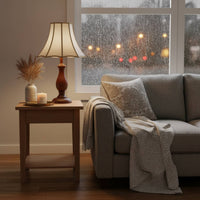 Wavy Cloth Shade Decorative Handmade Lamp Shade Tailored Fit for Hotel Lobby