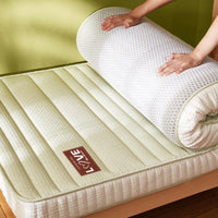 Latex Mattress Topper, Foldable Ergonomic Pad