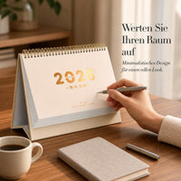 Kabaxiong 2026 Year of the Horse Desk Calendar, Simple Office Planner and Monthly Organizer