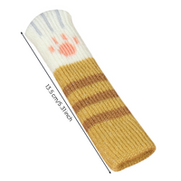Door Handle Protector, Knitted Non-Slip Pad Cover, Insulated Against Scalding & Freezing, Winter Protection for Bedroom and Entry Doors