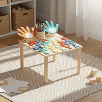 Educational Play Table Multifunction Educational Activity Table Number Learning Desk for Young Children, Kids, Classroom, Nursery