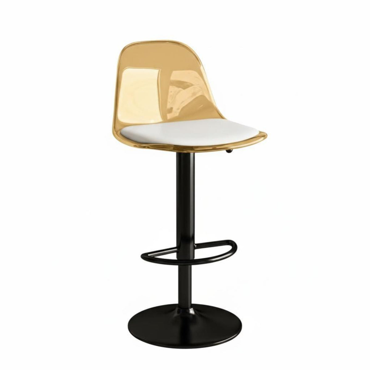 Adjustable Swivel Bar Stool Built-in Footrest Adjustable Swivel Stool for Adults