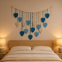 Macrame Foliage Wall Hanging Handmade Foliage Tapestry Woven for Bedroom, Kids