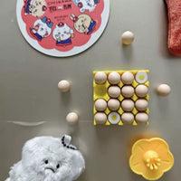 Egg Tray Magnet Fridge Magnet with Photo Clip and Sticky Note