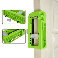 Door Lock Hole Positioning Jig and Square Hinge Template Kit