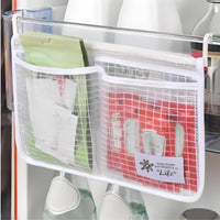 Hanging Refrigerator Bag Double Pocket Fridge Door Organizer Pouch for Kitchen