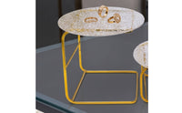 Cake Stand Textured Pastry Stand Transparent Serving Platter for Party Hosts, Weddings, Parties