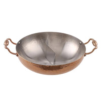 Hot Pot with Divider Stainless Steel Cookware Leakproof for Home Dinners