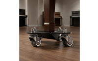 Swivel Caster Wheels Piano Moving Platform Black Metal Piano Dolly Low-Clearance Heavy Duty Moving Platform Steel Plate