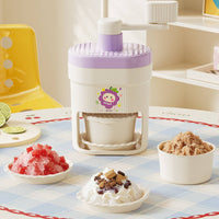 Manual Ice Shaver Easy to Use Home Shaved Ice Machine Portable for Children