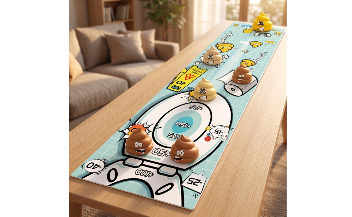 Roll-up Game Mat with Playing Pieces Portable Board Game Mat Interactive Gaming Playmat Lightweight for Children, Families, Party Games