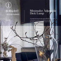 美式复古小台灯INS工业风创意灯泡设计师办公桌触摸调光氛围夜灯 大号【240*400mm】 底座130mm 原版复刻