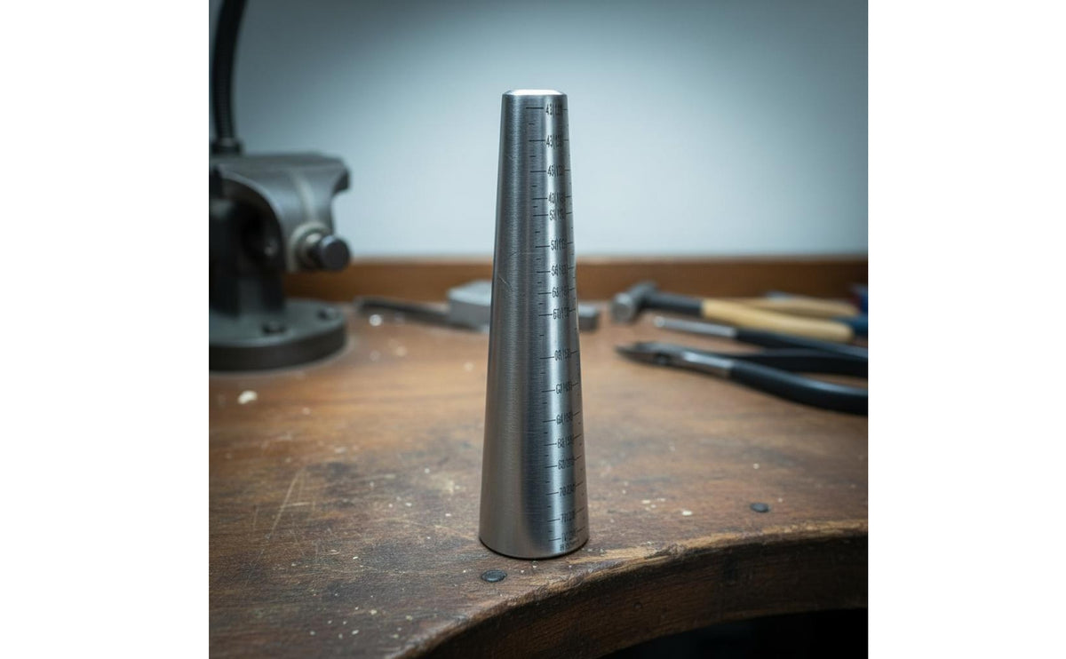 Round Shaping Jewelry Repair Mandrel Reusable Metal Bracelet Shaper Rust-Resistant Bangle Sizing Shaper Easy to Use for Jewelers