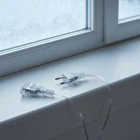 LED Light Extension Wire Extendable 2-Prong Power Cord Flexible