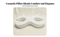 Ergonomic Design Side Sleeper Beauty Pillow Slow Rebound Face Cradle Pillow Reduces Hair Friction for Women, Adults, Nightly Use, Bed, Home