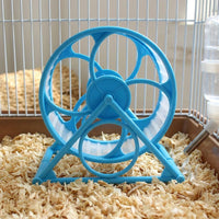 Silent Hamster Wheel and Hamster Exercise Wheel, 12.5cm Design with Triangular Support, Easy Disassembly for Small Pet Cage Accessories
