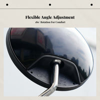 Wide Angle Side Mirror, Universal 8mm Round Mirror, Compatible with Yadea, Aima, Tailg, Bike