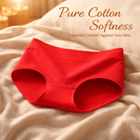 Underwear Women Multipack in Soft 100% Material with Wide Waistband, Breathable Knickers with Fine 40 Count Weave, Comfortable Pants