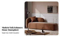 Modern Design Upholstered Chaise Lounge Minimalist Design Oversized Chaise Lounge High-Density Foam Living Room Furniture Curved Backrest for Hotel Owners, Interior Designers, Apartment, Bedroom, Reading Nook, Home Office