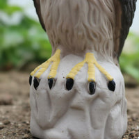 Realistic Garden Guardian Sculpture Statue Long-Lasting Plastic Garden Guardian Sculpture Decoy Realistic Raptor Statue