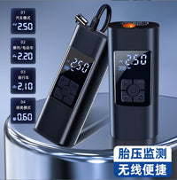 Portable Mini Electric Air Pump for Car Tires, Wireless Handheld