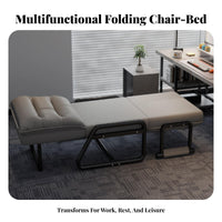 Convertible Sleeper Chair Multi-Functional Design Single Sleeper Armchair