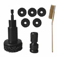 Rust Removal Brake Disc Resurfacing Tool Wear-Resistant Wheel Hub Cleaning Tool Wide Application Hub Grinder Drill Attachment Waterproof for Mechanics